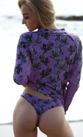 Forever Young Swimwear Forever Young Swimwear Rash Guard w/ Forever Young Logo — comparison shot