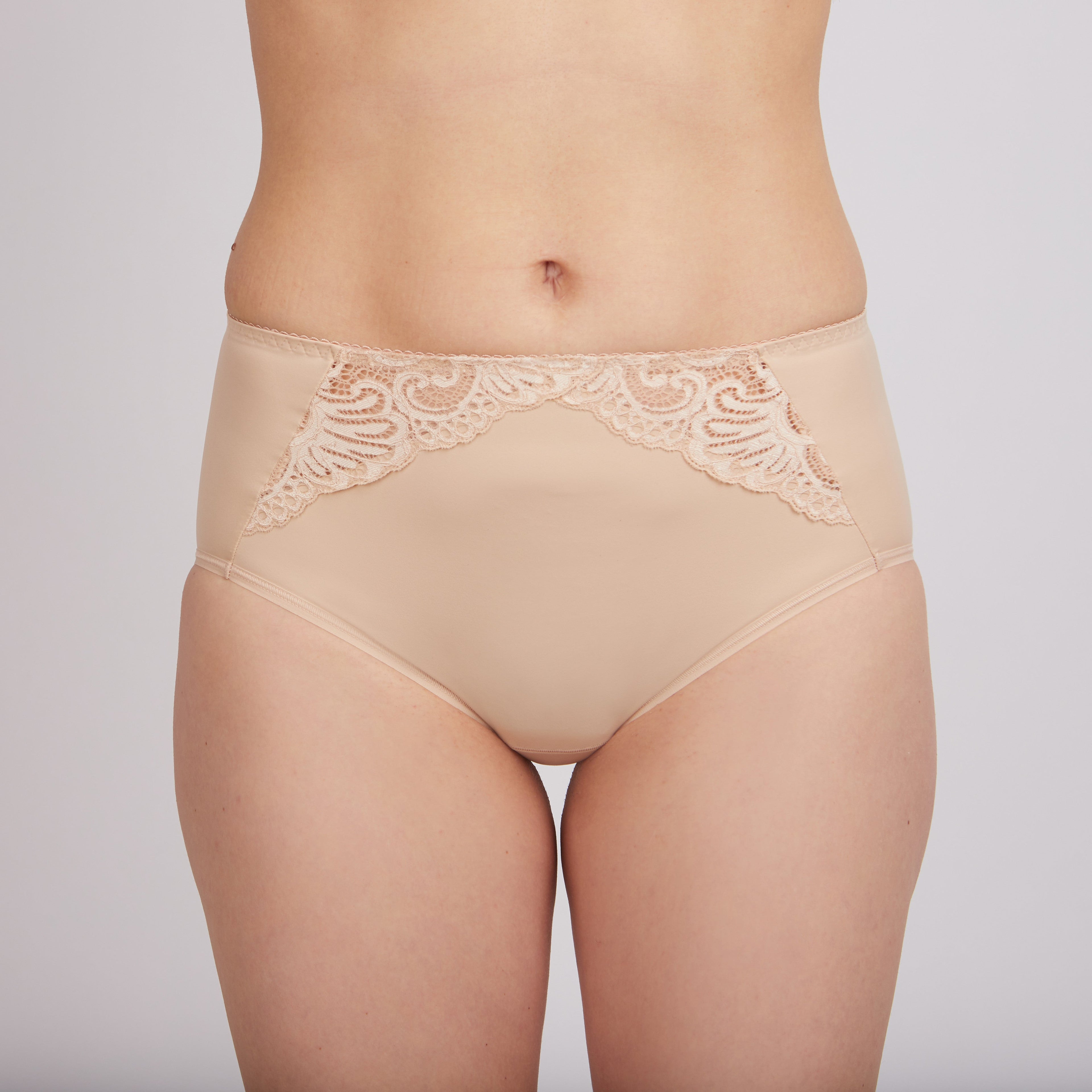 TheRanok.com Cotton Panties Milavitsa 230200 - High-Waisted Slip — back view