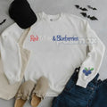 Pasimax Red, White & Blueberries Embroidered Sweatshirt — main product shot