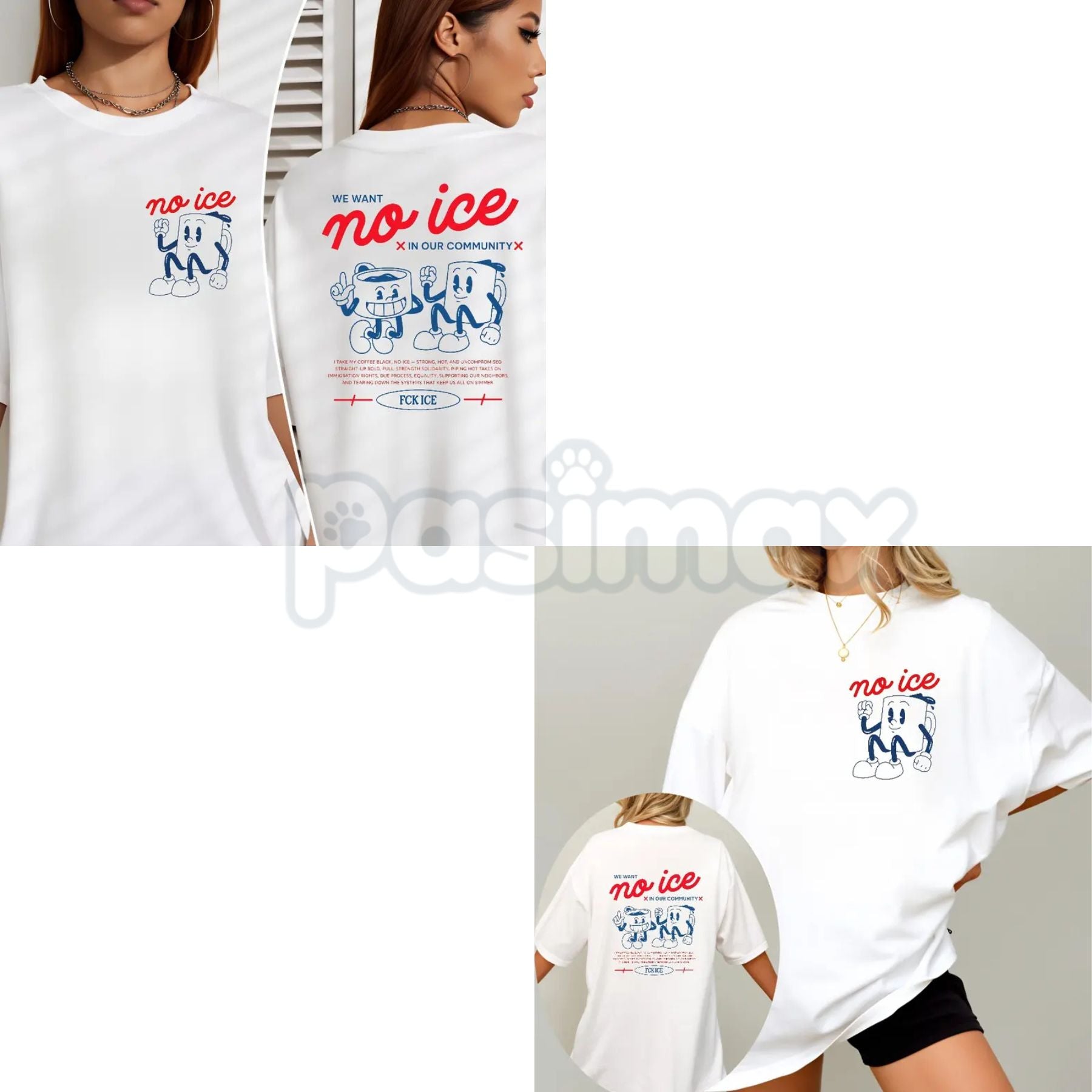 Pasimax Retro Abolish ICE T-Shirt - Vintage Style Human Rights Graphic Tee, Social Justice Protest Shirt, Premium Heavyweight
