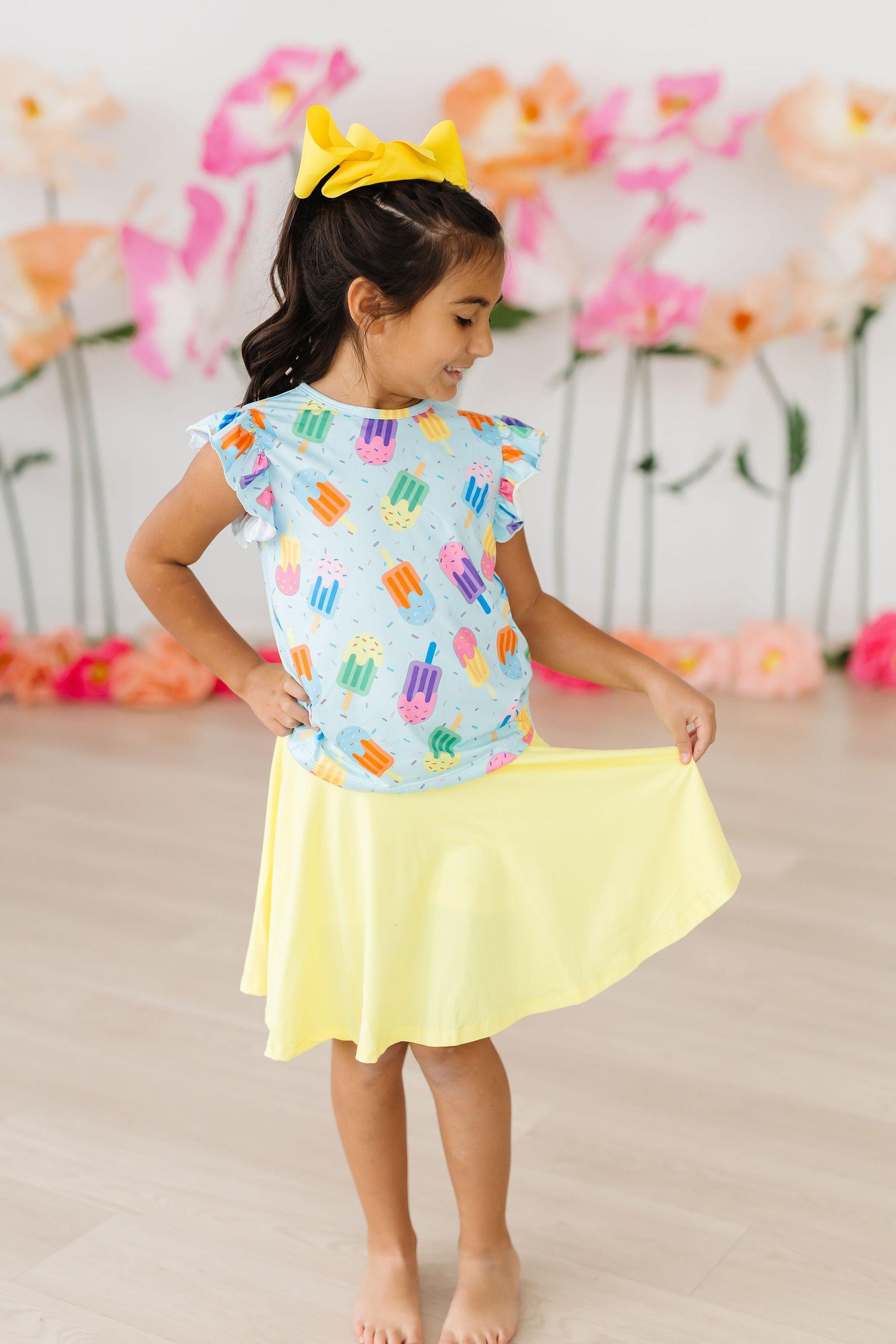 Mila & Rose ® Sweet Treat S/S Ruffle Tee — alternative angle