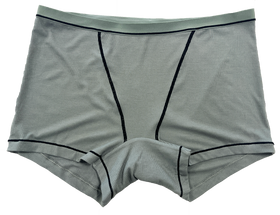 Modal Short with Contrast Stitching, 1X-2X