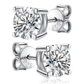 SORI STYLE 2.0ct Moissanite Stud Earrings in 925 Sterling Silver — main product shot