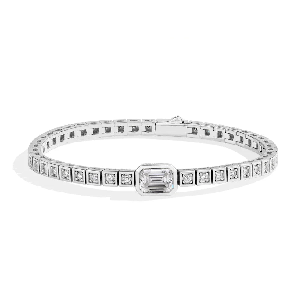 SORI STYLE VVS1 D Moissanite Tennis Bracelet for Timeless Elegance — main product shot