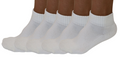 Spun Bamboo 1/4 Crew Bamboo Viscose Socks Unisex Natural Color - 5-Pack — main product shot