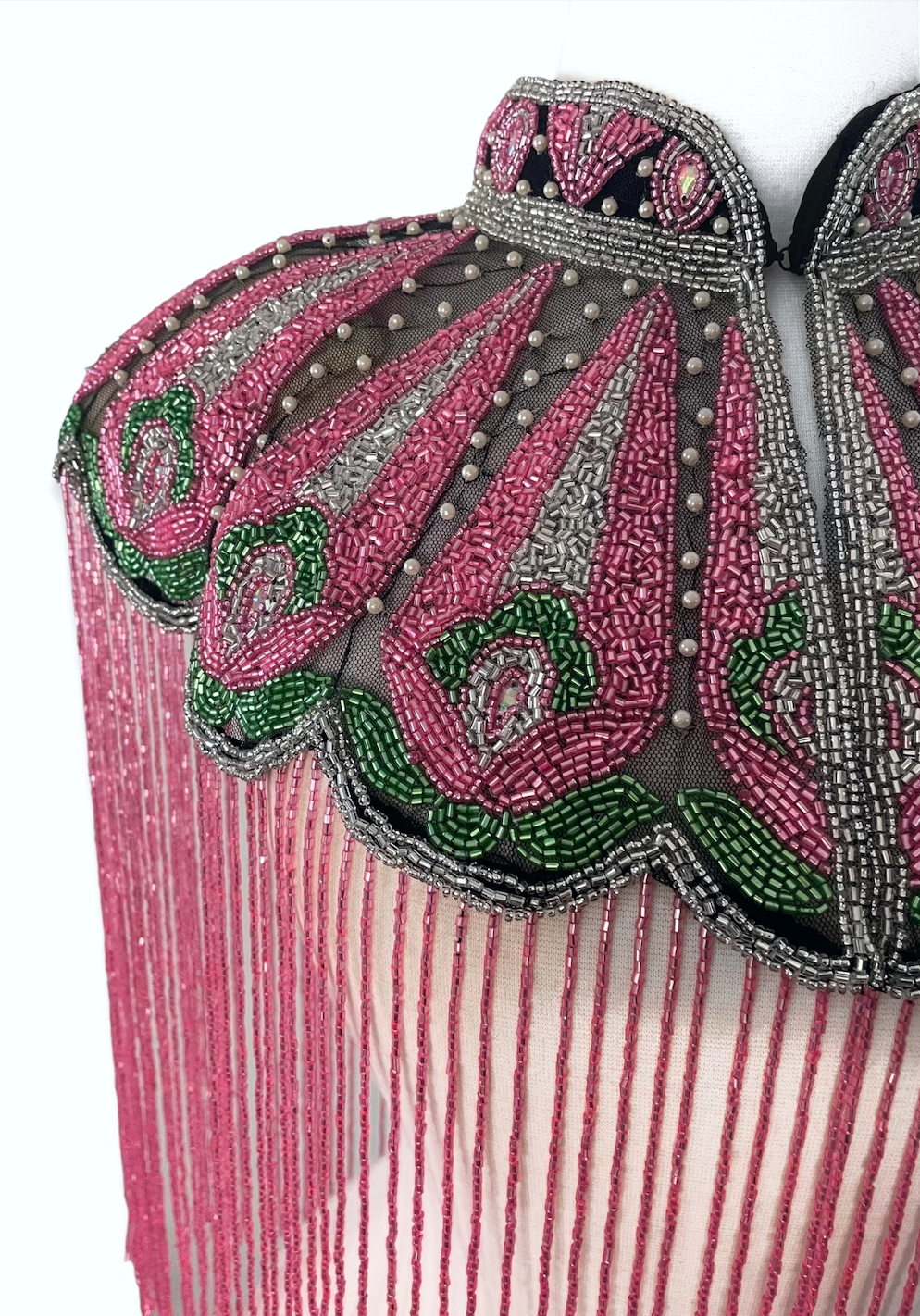 L'Jai Amor Ivy Rose Cape — side view