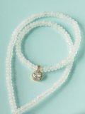 Simply White Beaded Necklace