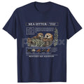 Pasimax Sea Otter Monterey Bay Aquarium T-Shirt — main product shot