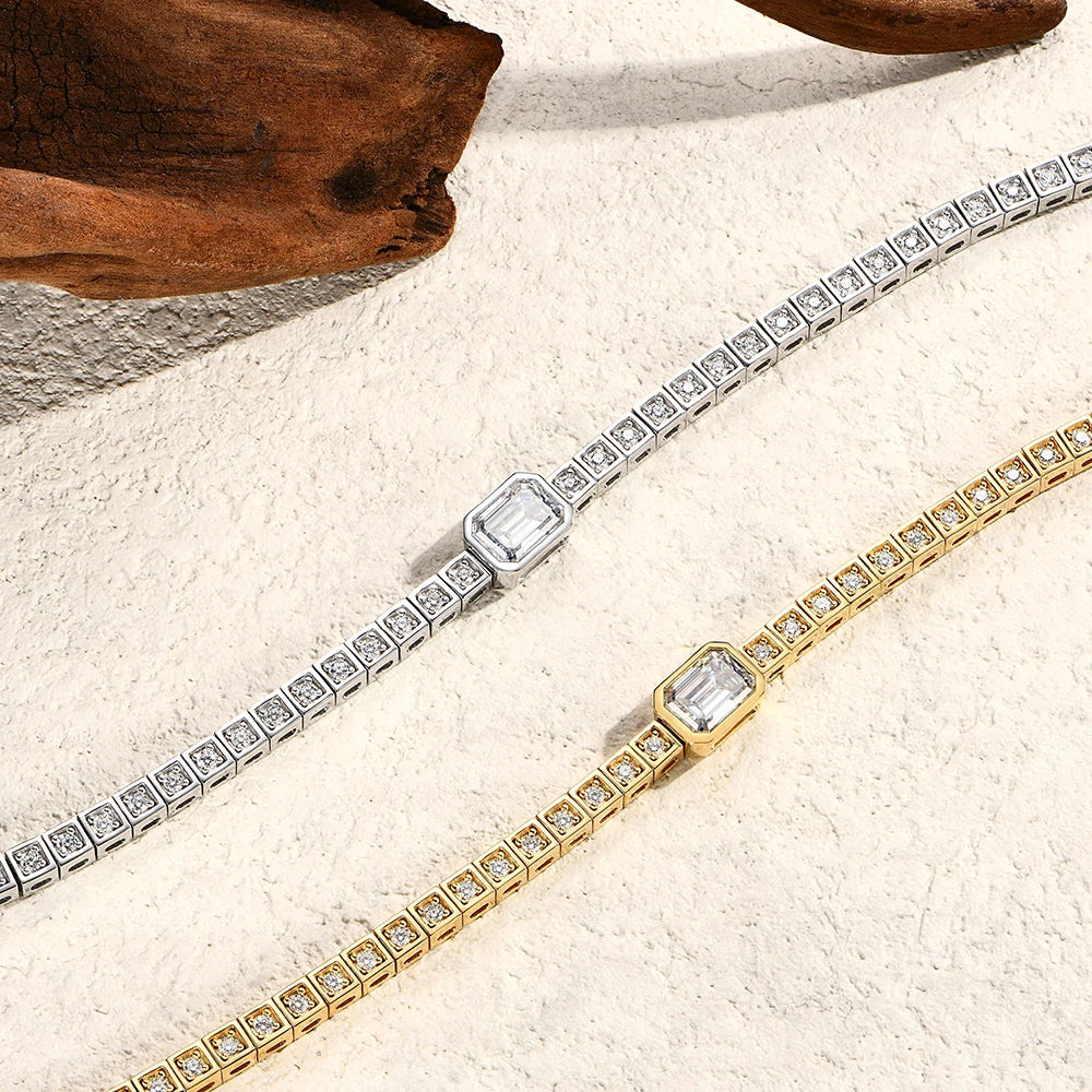 SORI STYLE VVS1 D Moissanite Tennis Bracelet for Timeless Elegance — lifestyle context