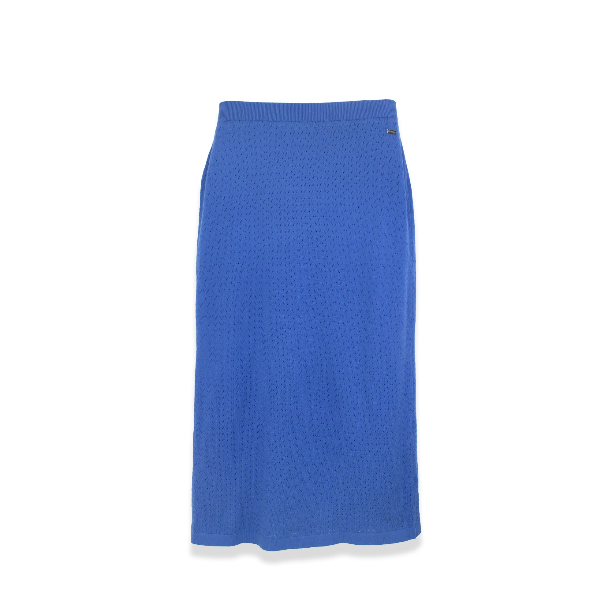 profile-nyc EYELET KNIT SKIRT — lifestyle context
