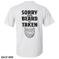 Pasimax "Sorry This Beard is Taken" T-Shirt — main product shot