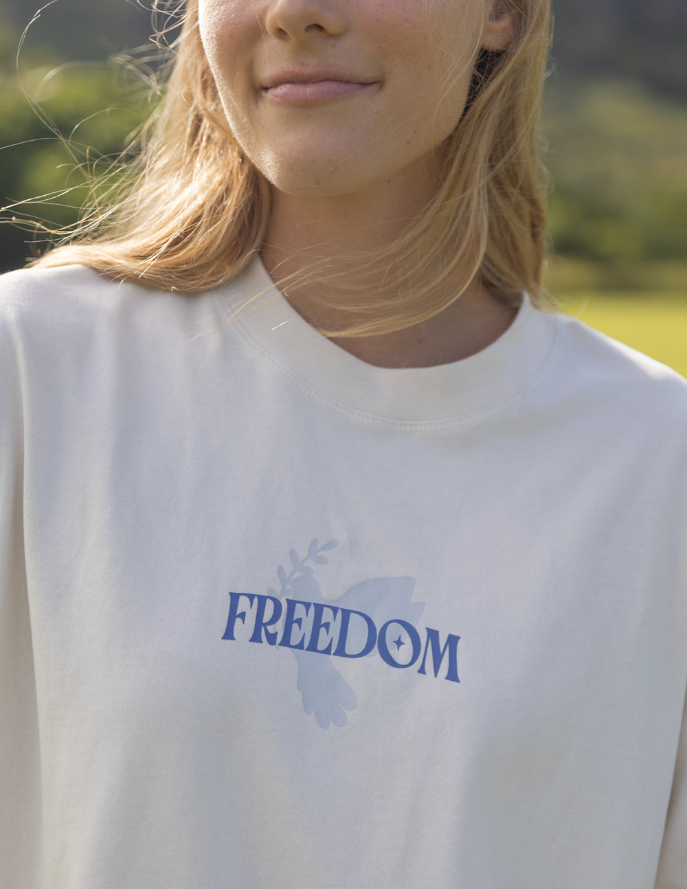 Elevated Faith Spirit of the Lord Unisex Tee — detail close-up