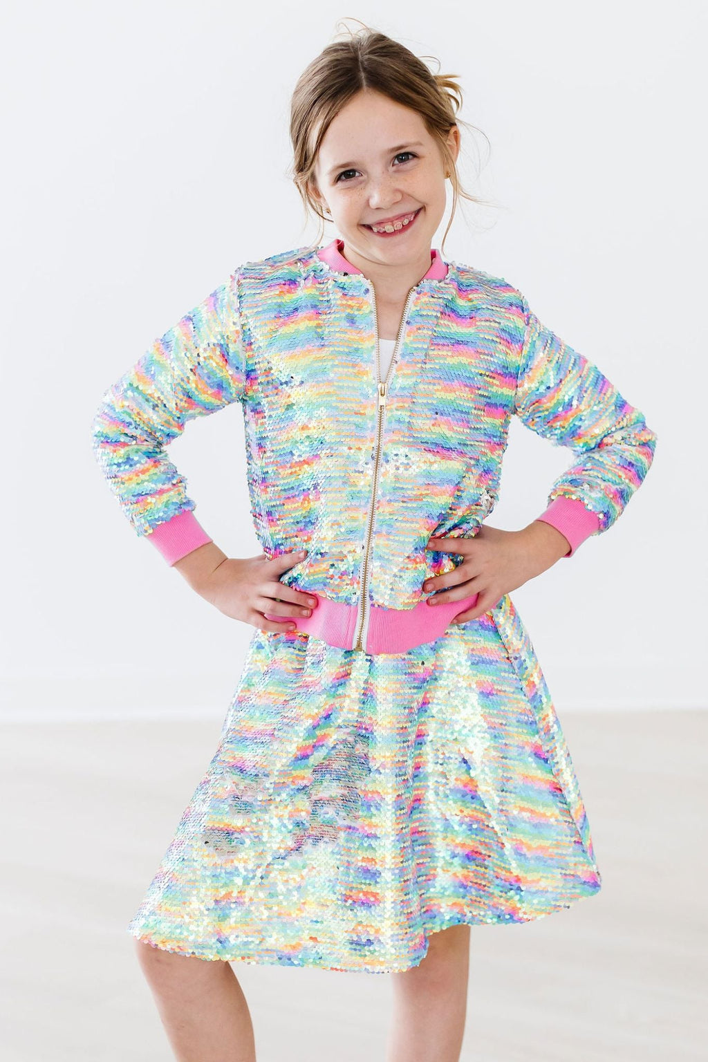 Mila & Rose ® Sprinkles Flip Sequin Jacket — detail close-up