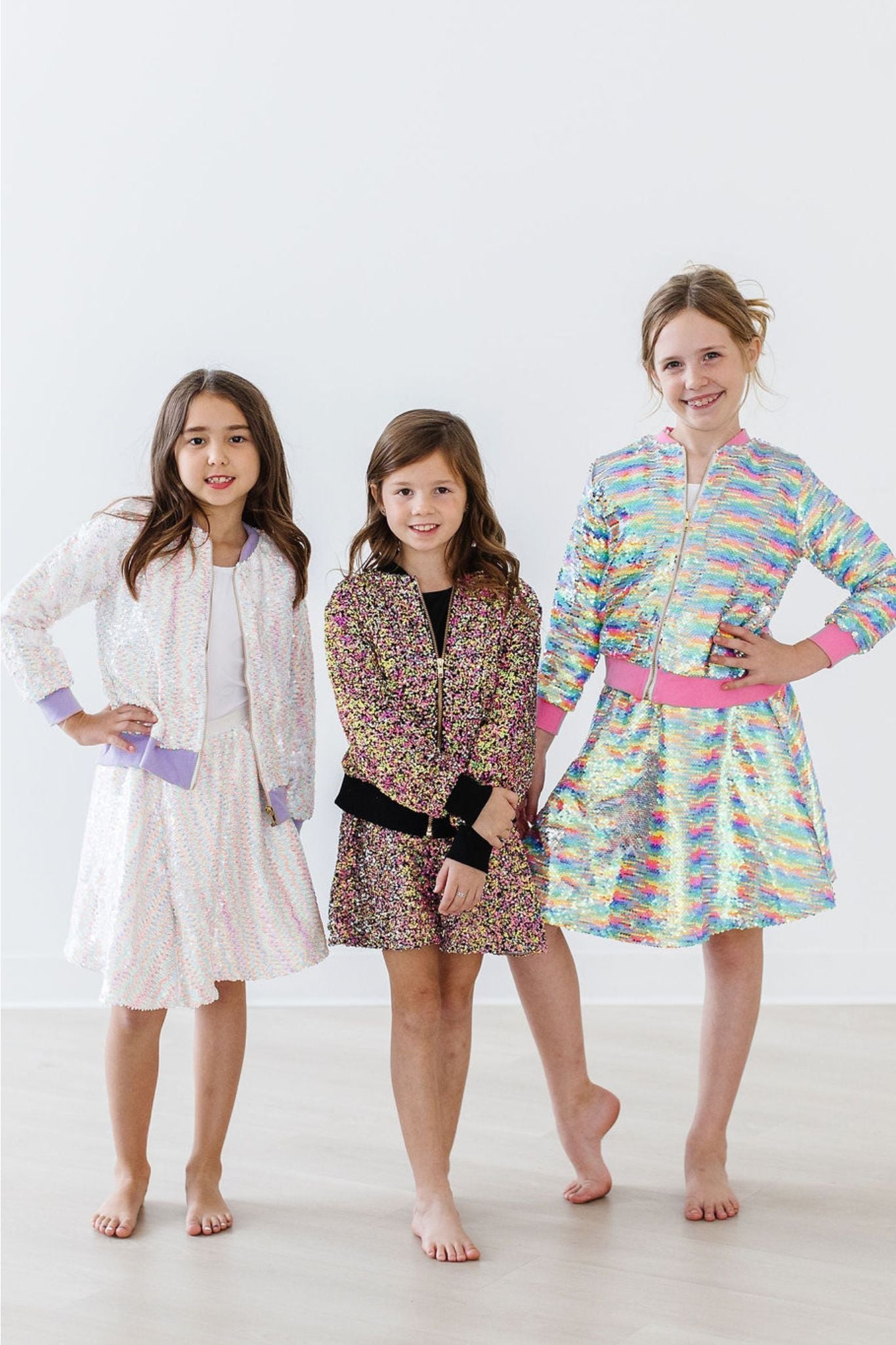 Mila & Rose ® Sprinkles Flip Sequin Jacket — side view