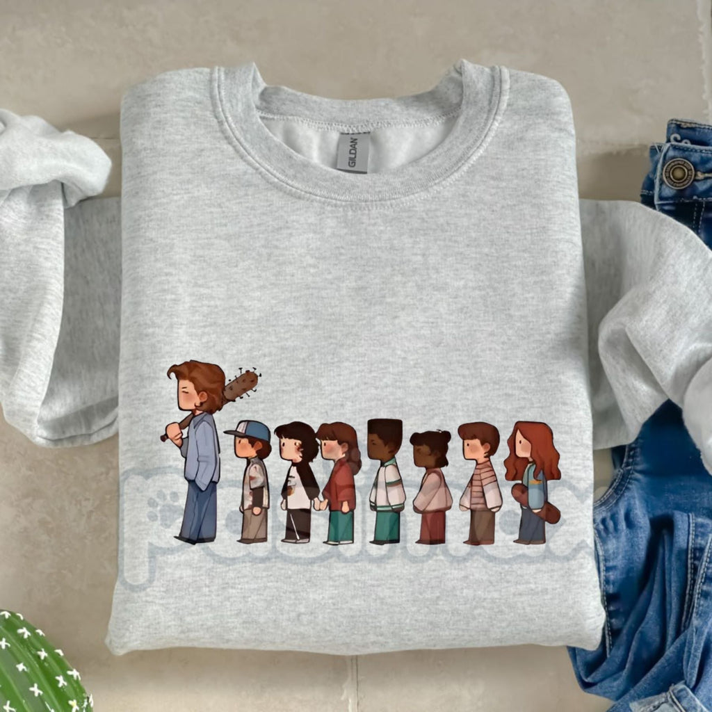 Pasimax Stranger Steve and Seven Dwarfs Shirt Sweatshirt | Funny Stranger Things Disney Mashup Jumper | Steve Harrington Pop 