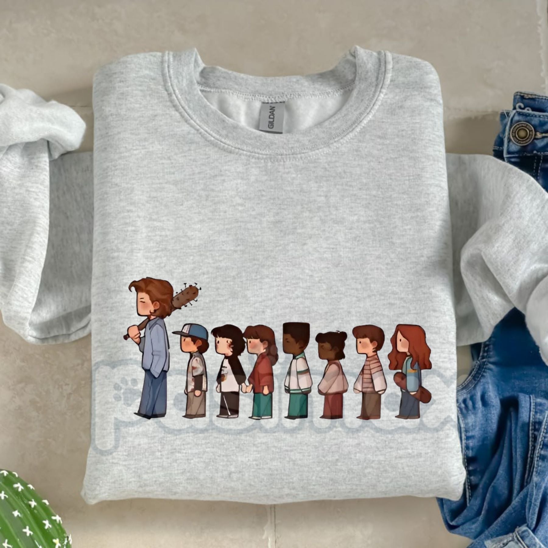 Pasimax Stranger Steve and Seven Dwarfs Shirt Sweatshirt | Funny Stranger Things Disney Mashup Jumper | Steve Harrington Pop 
