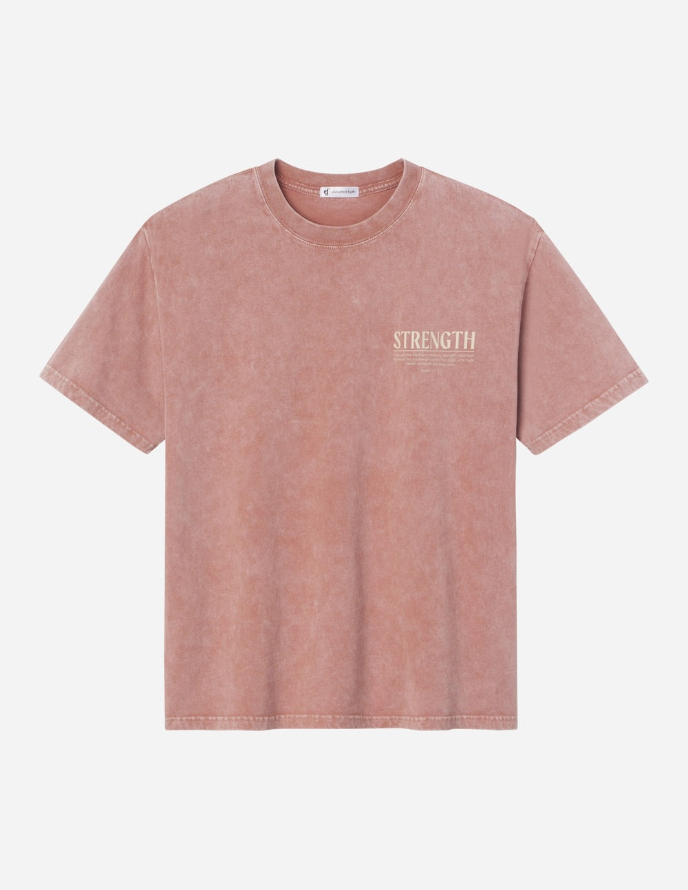 Elevated Faith Strength Unisex Tee — comparison shot