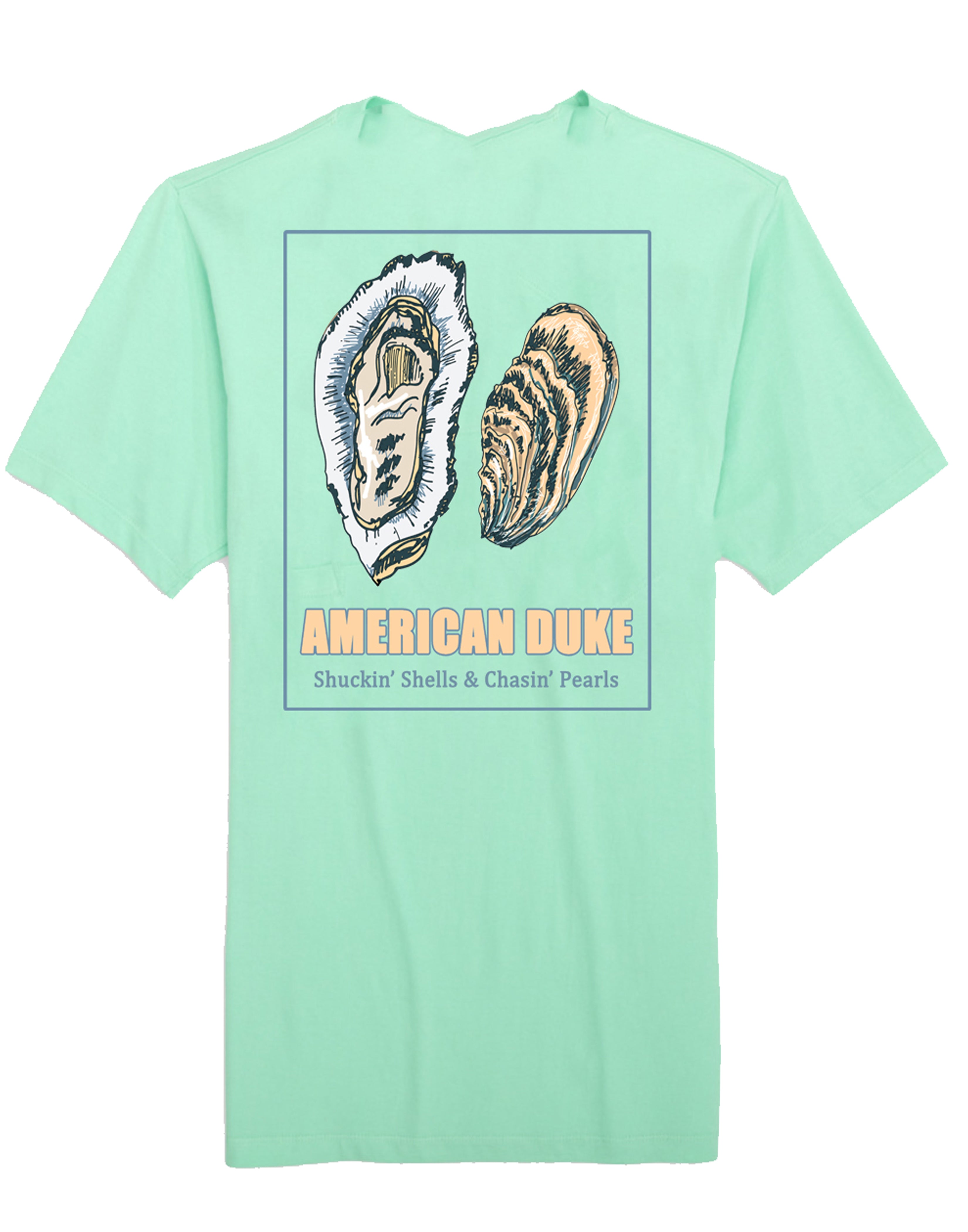 American Duke Apparel Company Shuckin' Shells T-Shirt — main product shot