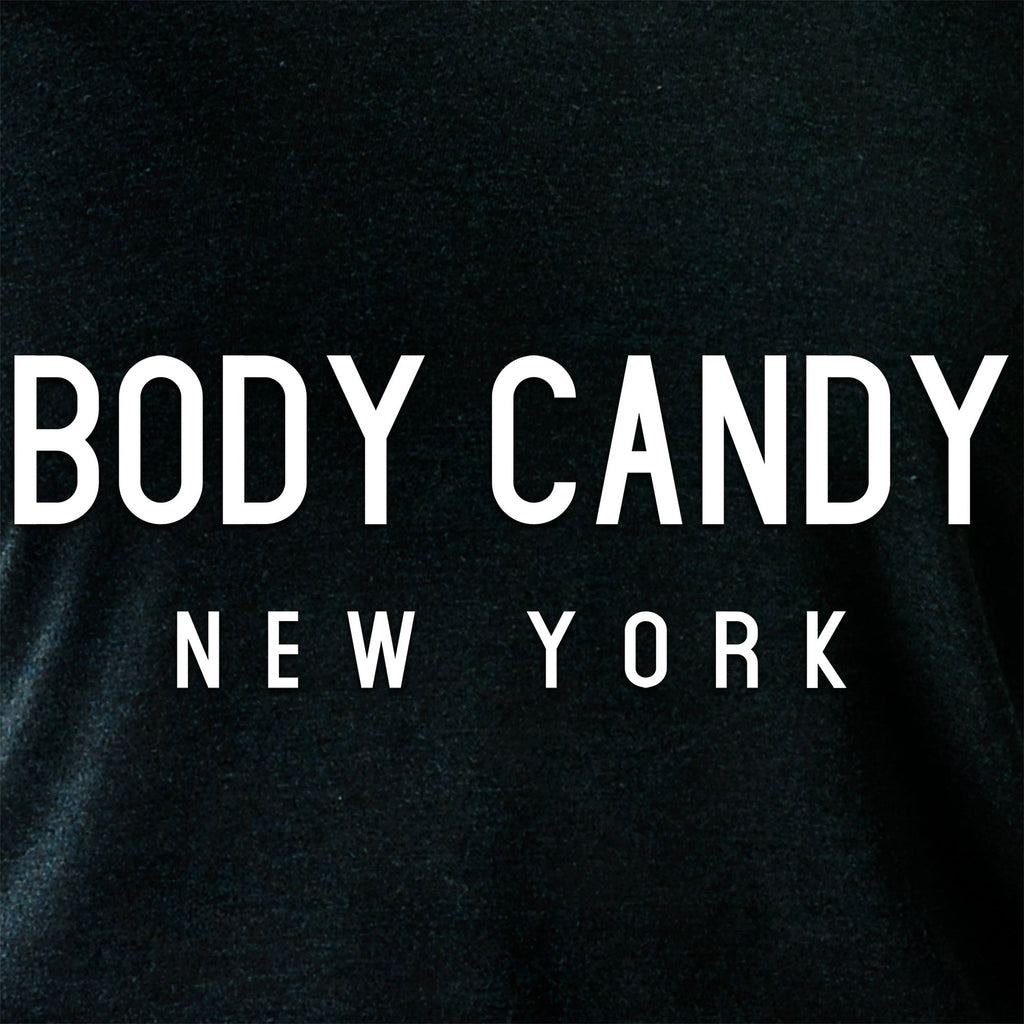 BodyCandy Body Candy New York Gray Tapered Long Sleeve Hoodie — back view