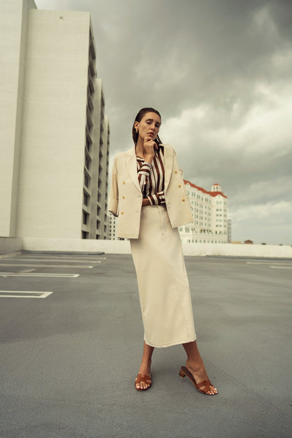 profile-nyc STRETCH SUMMER  BLAZER — main product shot