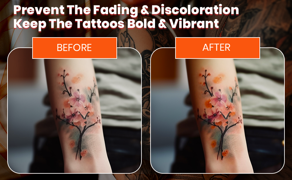 BodyCandy Body Candy Tattoo Aftercare Tattoo Balm — comparison shot