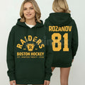 Pasimax Team Ilya Rozanov #81 Vintage Hockey Romance Hoodie – LGBTQ+ Inspired Fan Apparel, MM Romance Bookish Pullover, Unise