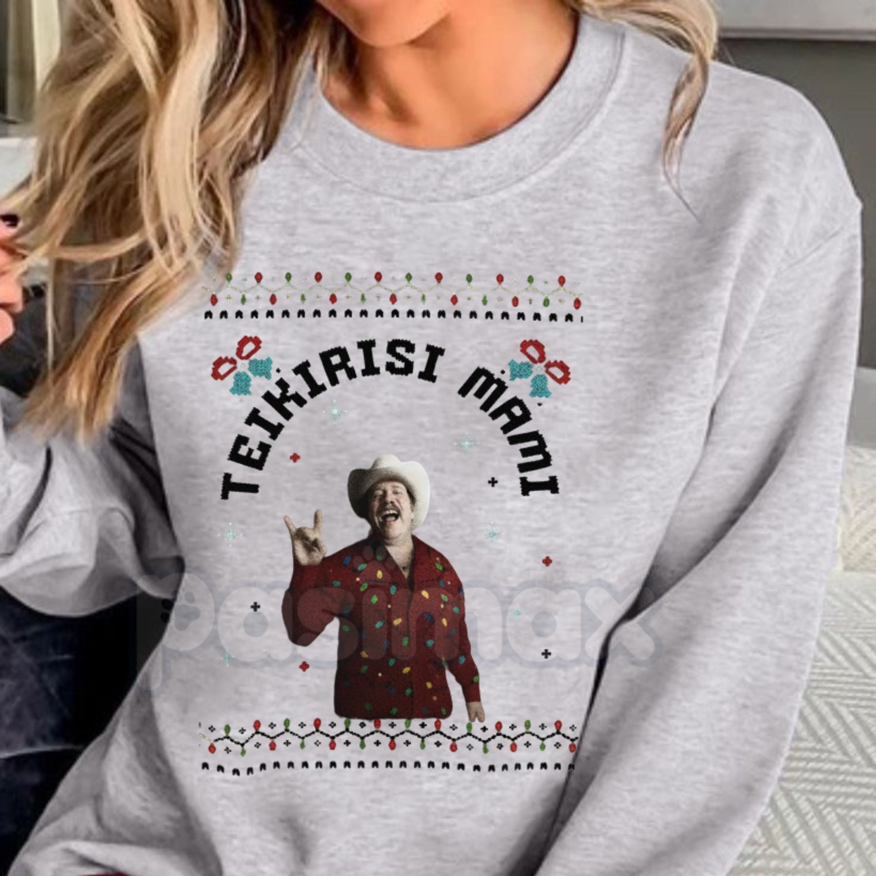 Pasimax Teikirisi Mami Sweatshirt | Funny Spanglish Quote Jumper | Latina Mom Life Gift | Relaxed Tropical Vibe Crewneck — ma