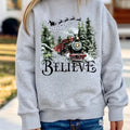 Pasimax The Polar Express Believe Christmas Sweatshirt — main product shot