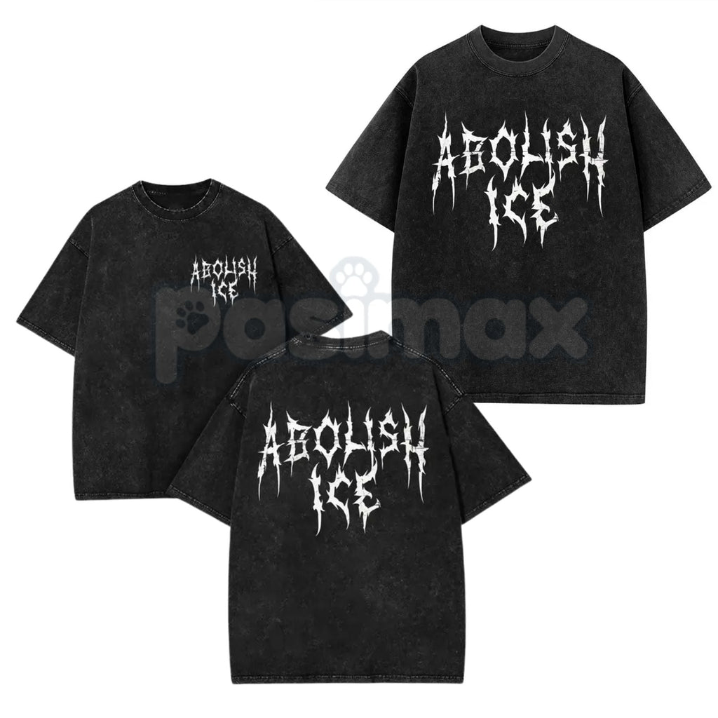 Pasimax The Resistance Tour: ABOLISH ICE Heavy Metal Tee — main product shot