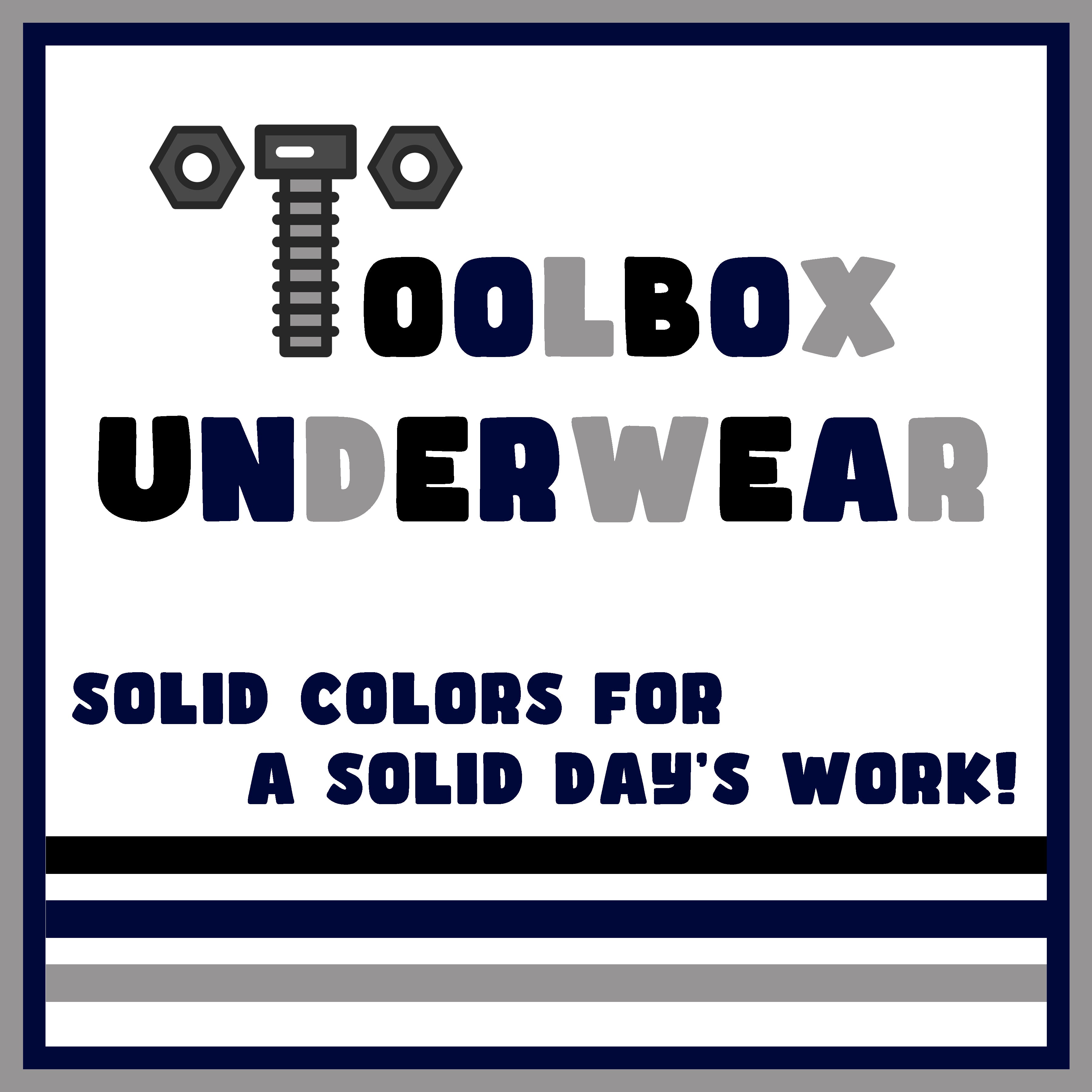 American Duke Apparel Company Toolbox Underwear - The Classic Solid Briefs - Navy — Navy detail