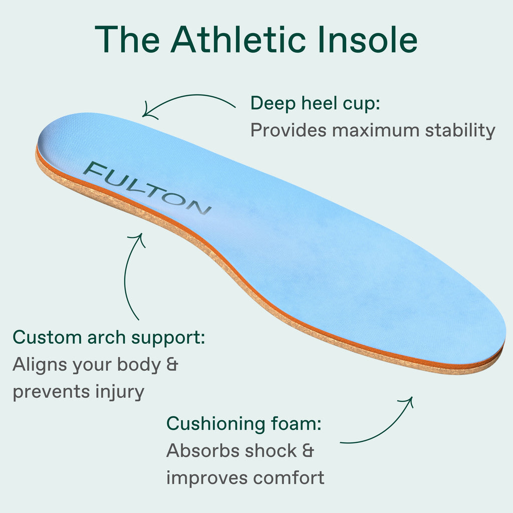 Fulton The Athletic Insole — detail close-up