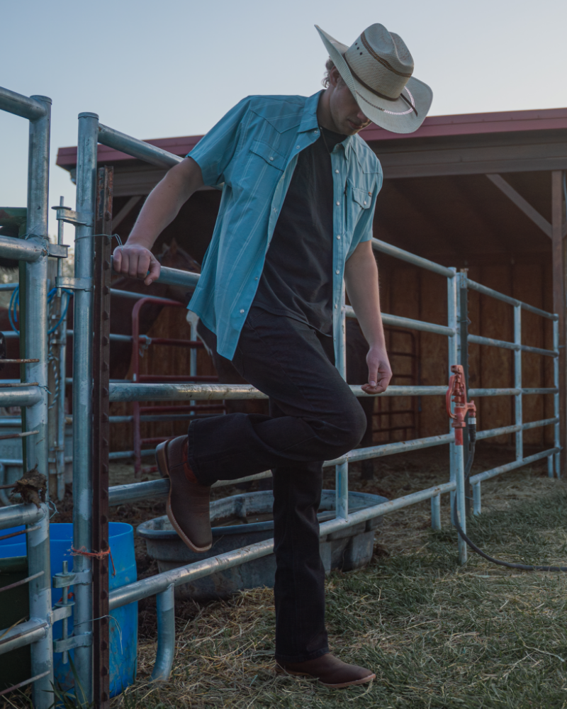 Off The Grid Surplus Trailblazer Boot Cut Pants - Black — main product shot