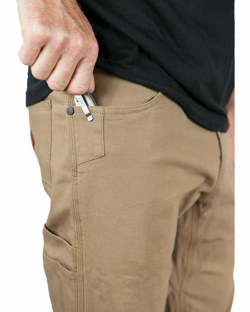 Off The Grid Surplus Trailblazer Taper Fit Pants - Coyote — color detail
