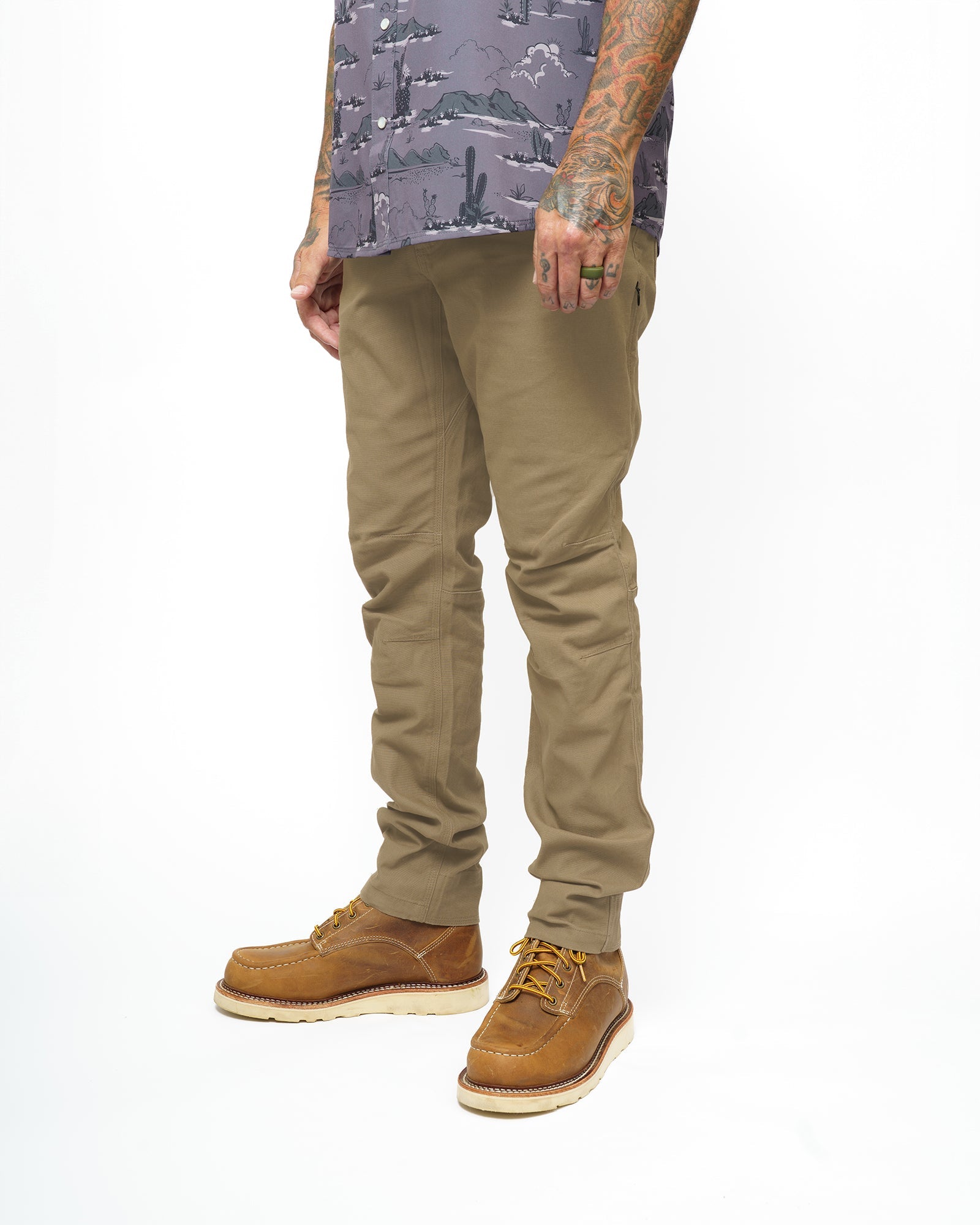 Off The Grid Surplus Trailblazer Taper Fit Pants - Coyote — lifestyle context