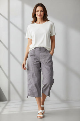 Cargo Capri Pants