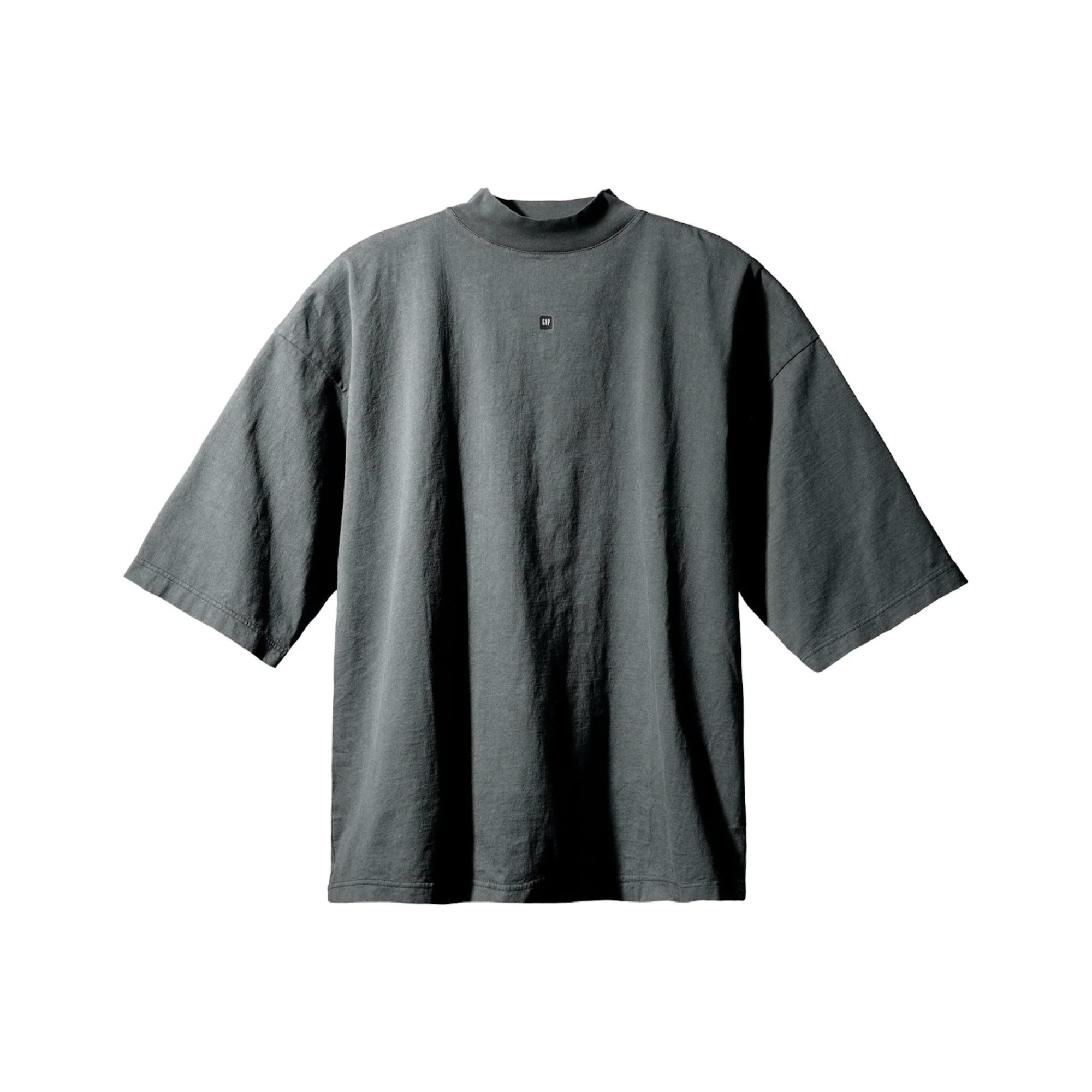 Phantom Marketplace Yeezy Gap Engineered by Balenciaga Logo 3/4 Sleeve Tee - Dark Green — main product shot