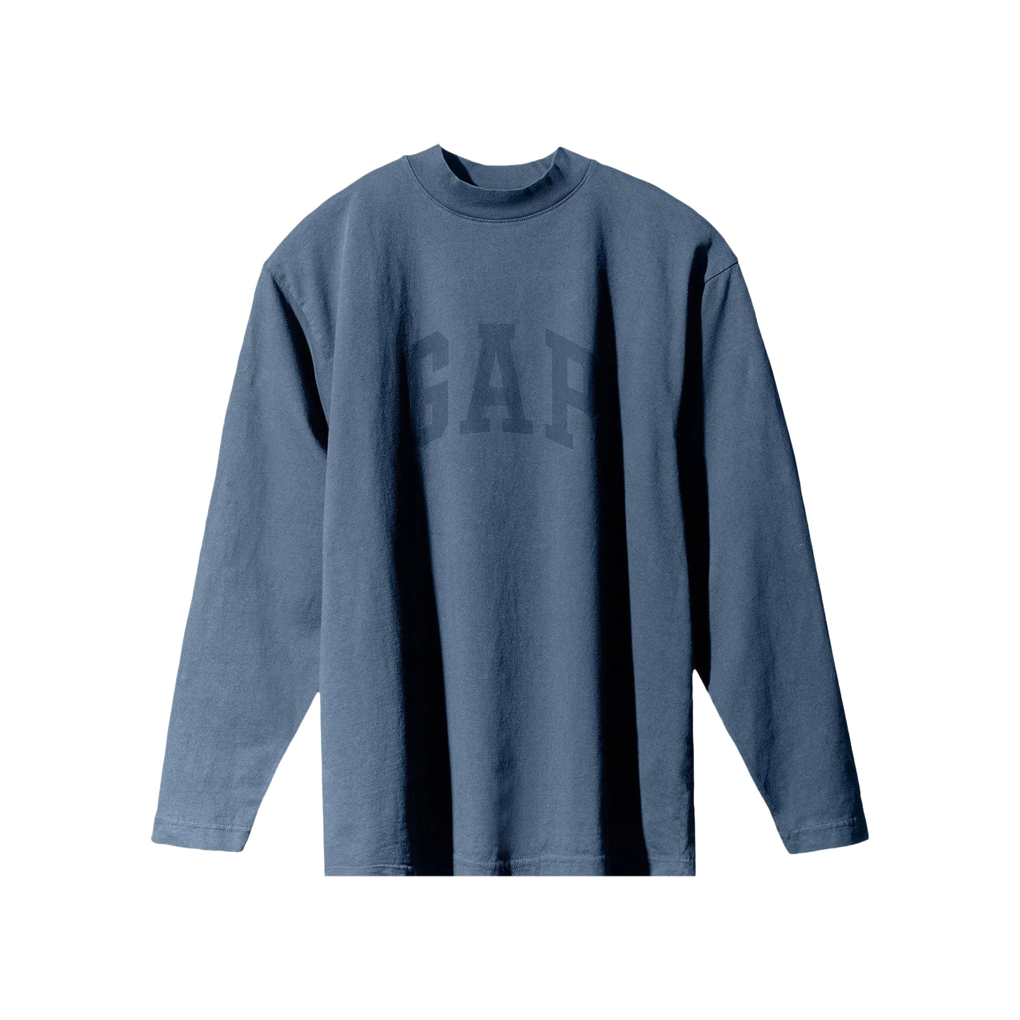 Phantom Marketplace Yeezy Gap Engineered by Balenciaga Dove Long-Sleeve Tee - Dark Blue — main product shot