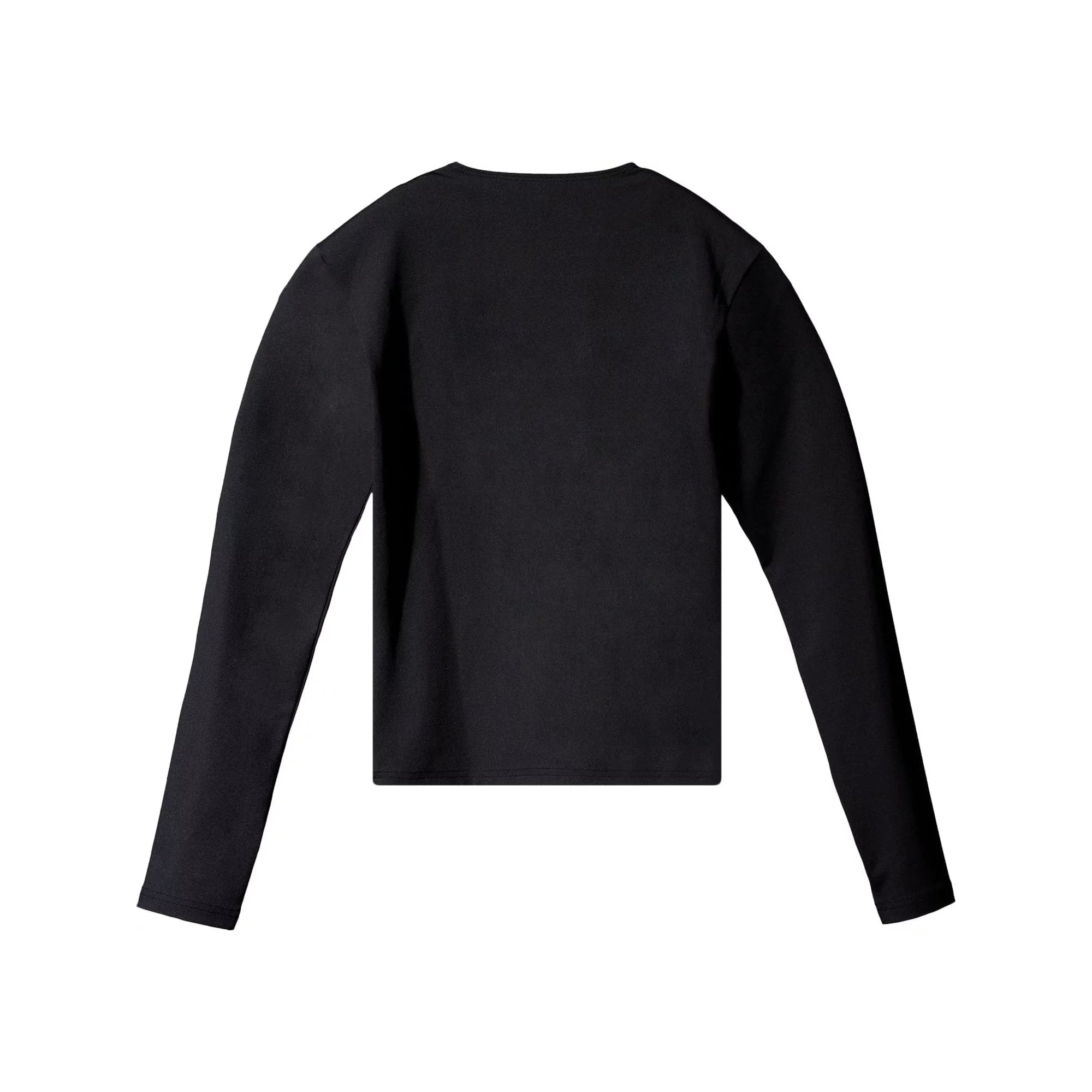 Phantom Marketplace Yeezy Gap Engineered by Balenciaga Long-Sleeve Second Skin - Black Womens — detail close-up