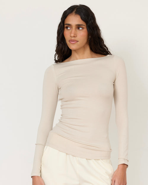 Lane Boatneck Top