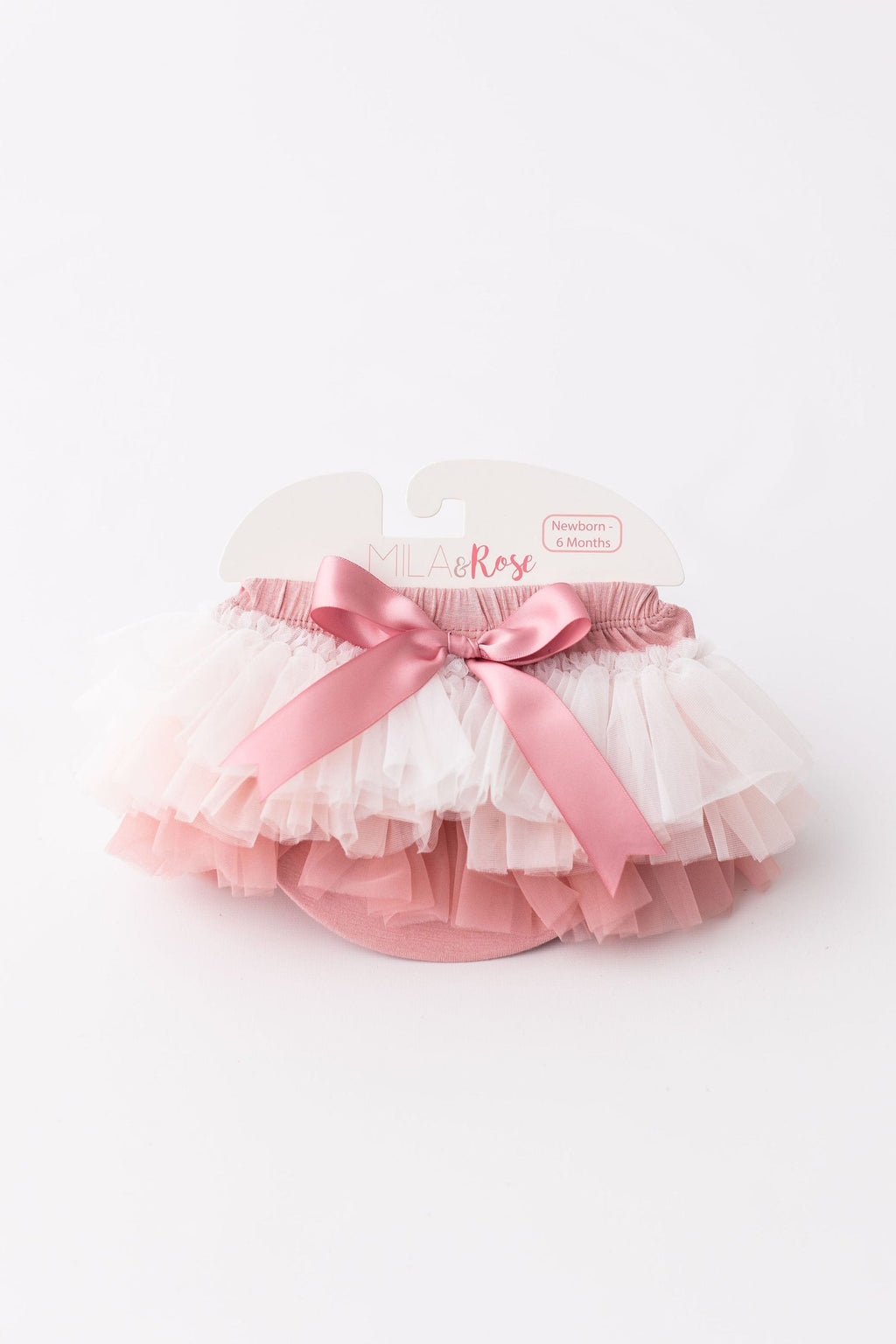Mila & Rose ® Vintage Pink Ombre Ruffle Tutu Bloomer — main product shot