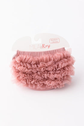 Vintage Pink Ruffle Bum Bloomer