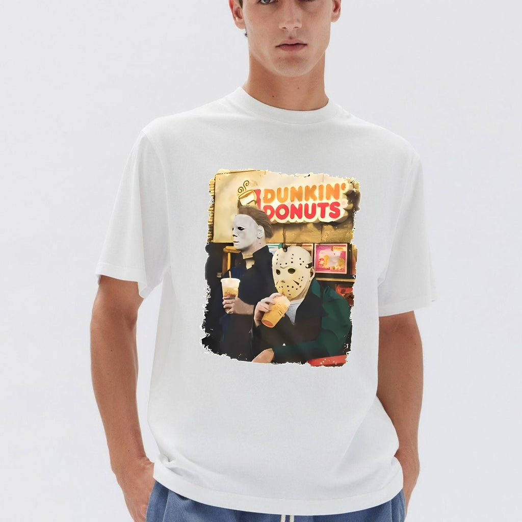Pasimax Vintage Horror Cartoon Halloween T-Shirt — main product shot