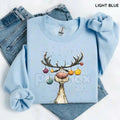 Pasimax Vintage Reindeer Sweatshirt | Retro Christmas Crewneck Jumper | Nostalgic Holiday Graphic Top — main product shot