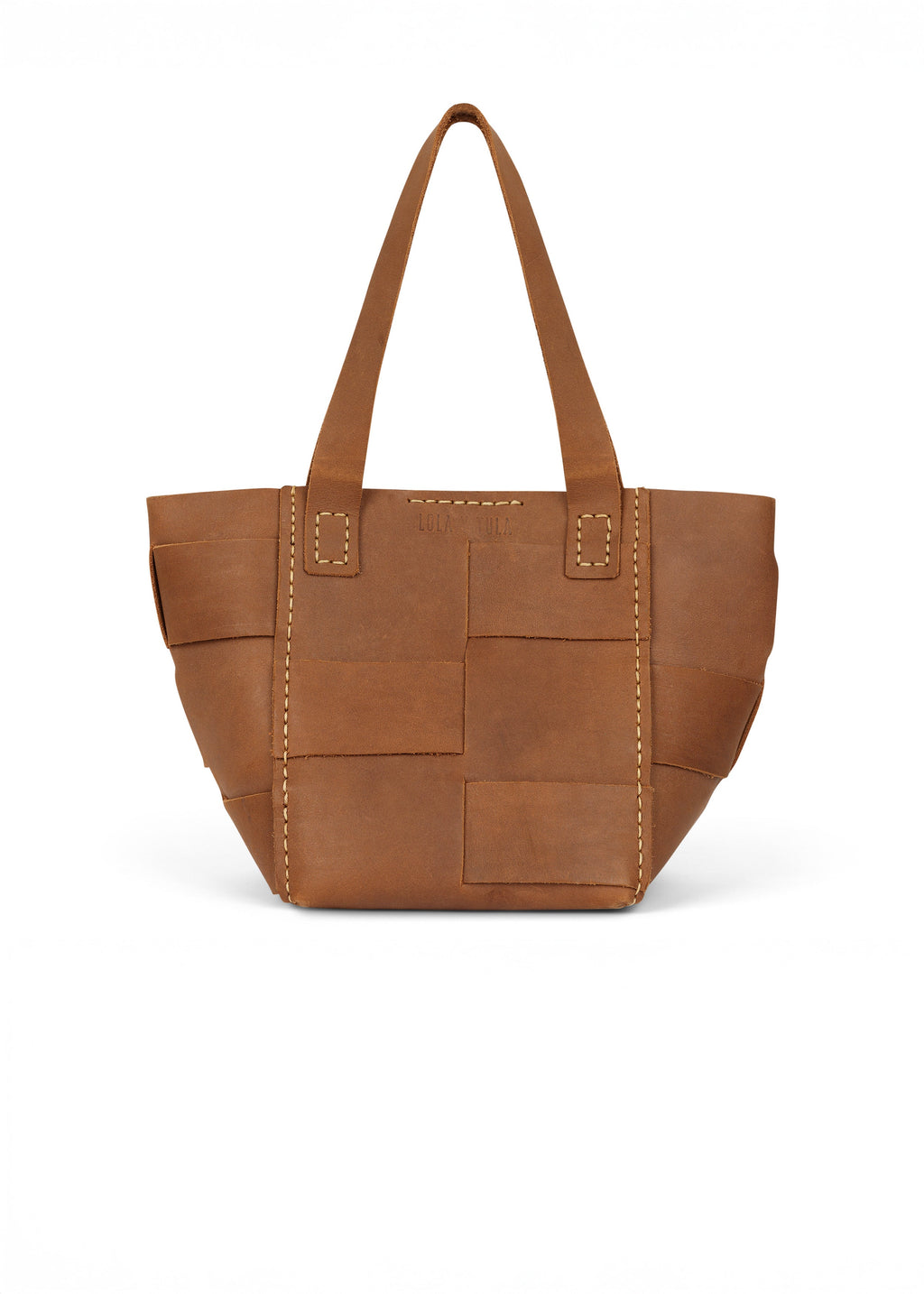 LOLA Y TULA Carmen Basket Bag Camel — main product shot