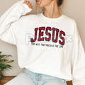 Pasimax Walk in Faith Christian Sweatshirt — main product shot