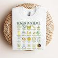 Pasimax Women in Science T-Shirt - Scientist Empowerment Graphic Tee, Female STEM Apparel, Unisex Educational Gift for Her — 