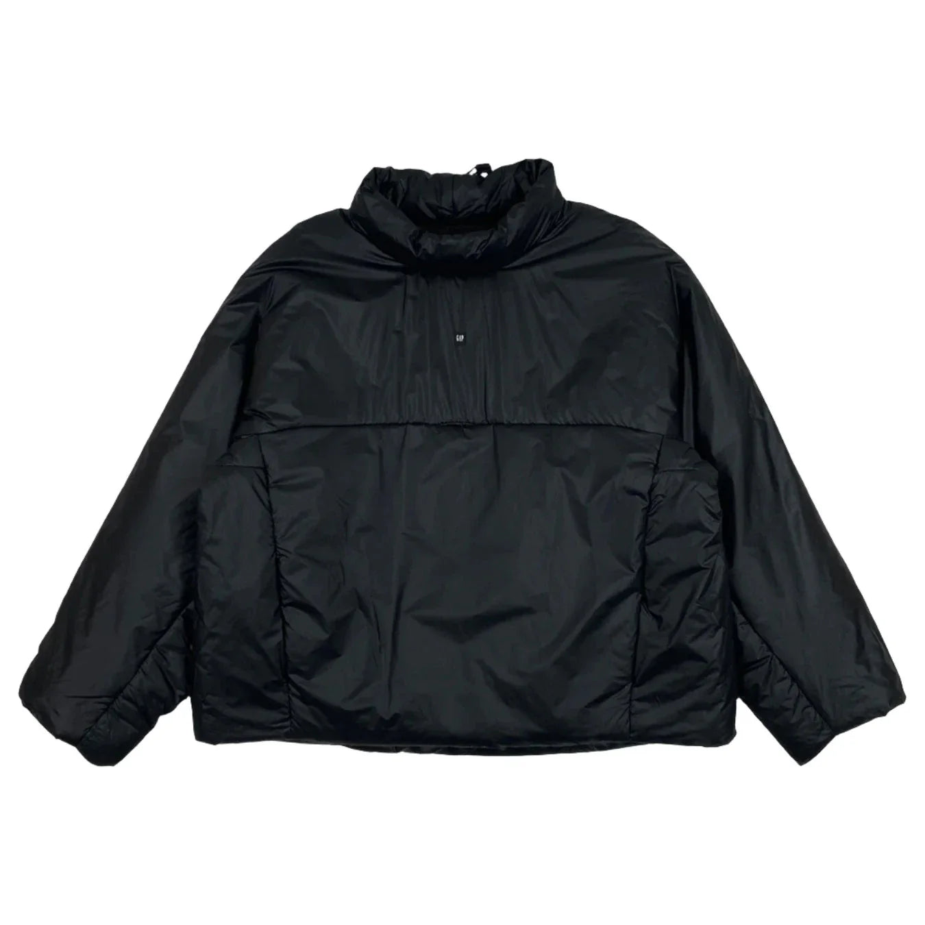 Phantom Marketplace Yeezy Gap Engineered by Balenciaga Mock Neck Pullover  - Black — detail close-up