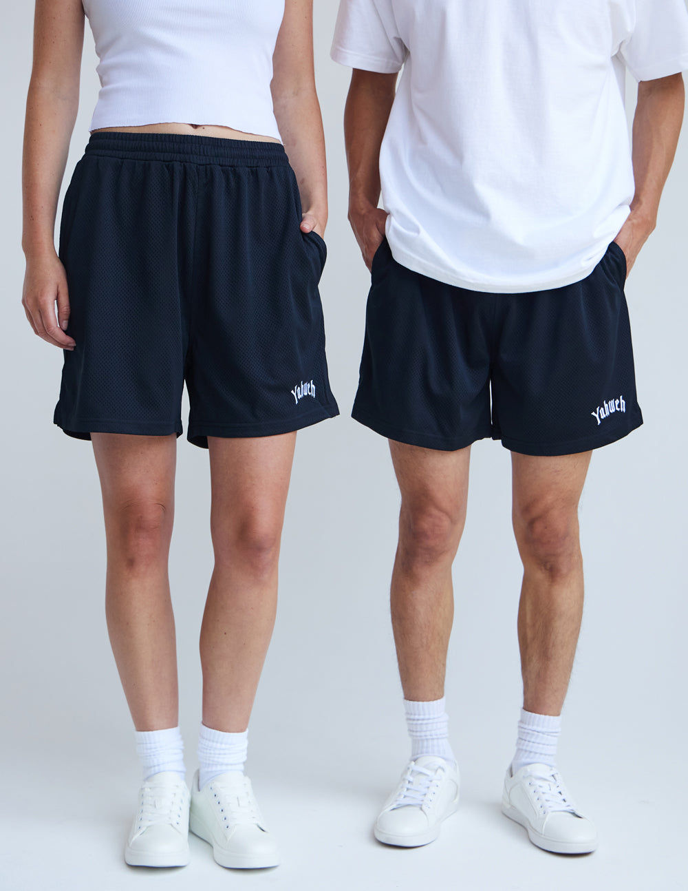Elevated Faith Yahweh Unisex Mesh Short — main product shot