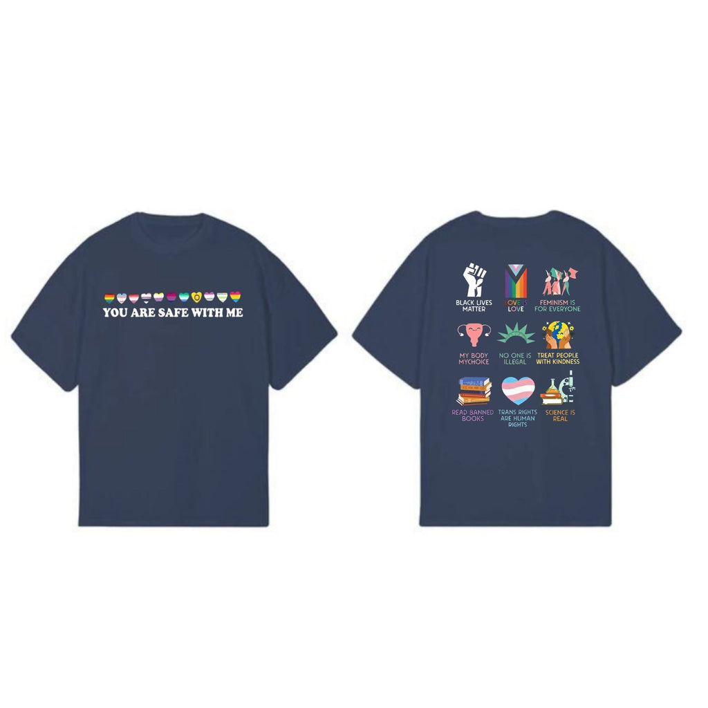 Pasimax "You Are Safe With Me" T-Shirt — main product shot