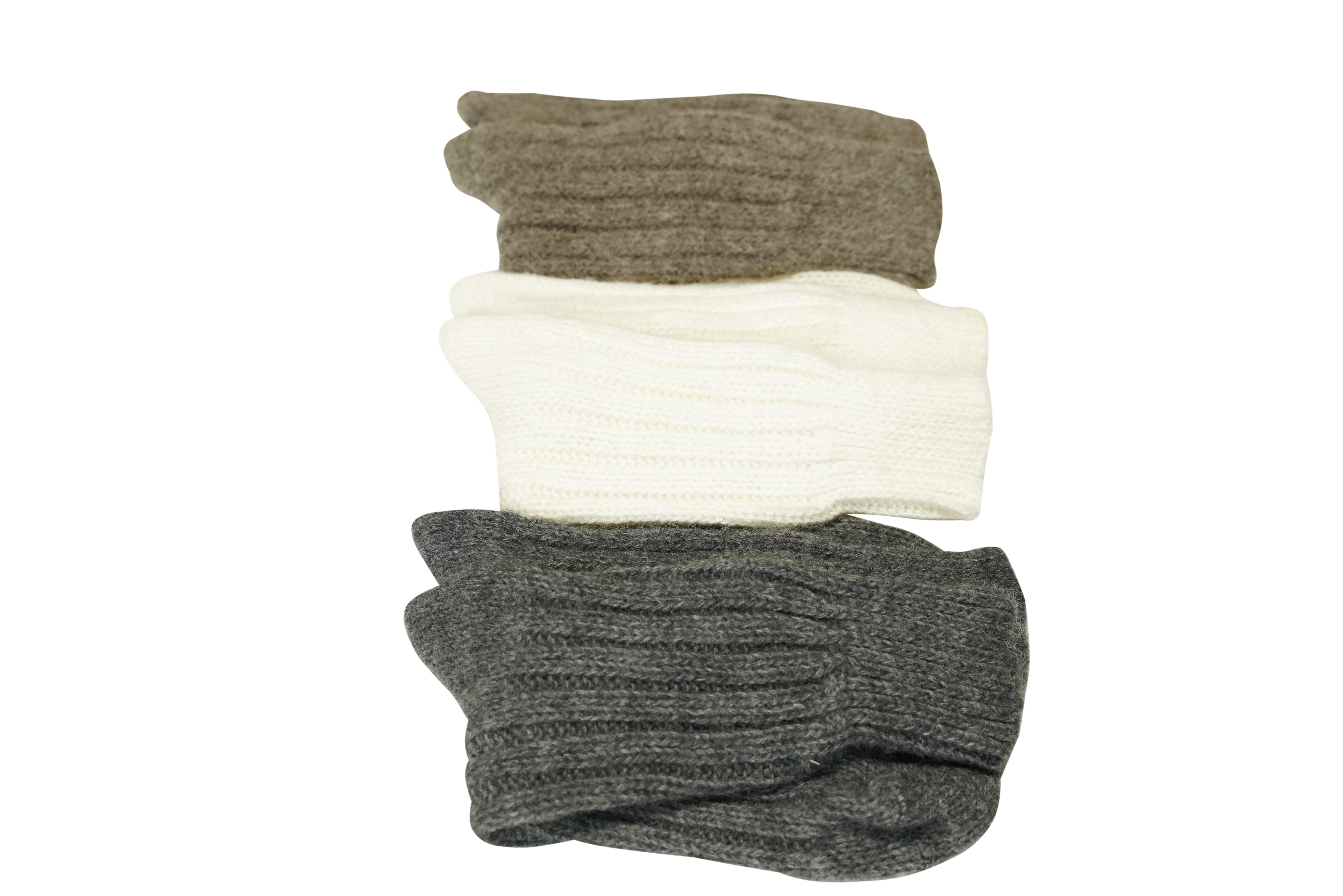 tittimitti tittimitti® Women’s Alpaca Wool Socks 1 Pair – Soft Warm Winter Crew Socks (Made in Italy) — detail close-up